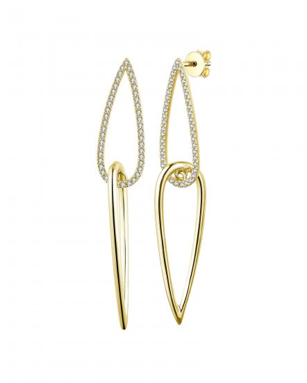 LINK STYLE DIAMOND DANGLING (TE1291)